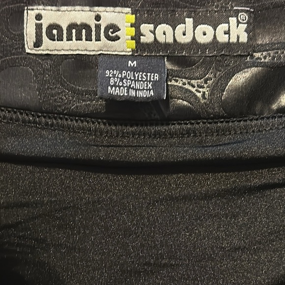 Women’s Jamie Sadock Black Embossed Polyester & Spandex Golf Skort Size Medium - Picture 7 of 9